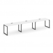 Style Project Рабочая станция 1 сторон. SN-4O.ORS-054 Белый/Металл Антрацит 4740*800*750