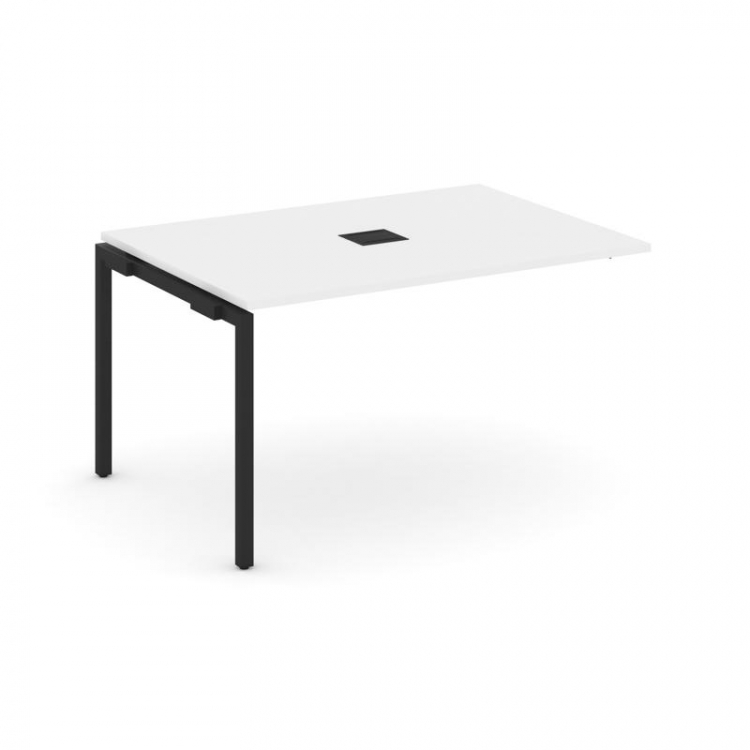 Style Project Проходной наб. элем. перег. стола SN-4P.NSPRG-003 Белый/Металл Черный 1380*980*750