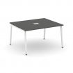 Style Project Стол переговорный SN-4A.SPRG-034 Антрацит/Металл Белый 1580*1180*750