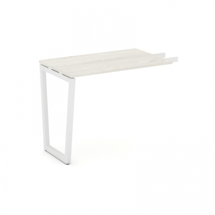 Style Project Брифинг-приставка SN-4T2.BR-004 Дуб Наварра/Металл Белый 1180*600*750