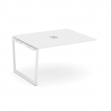 Style Project Проходной наб. элем. перег. стола SN-4T2.NSPRG-032 Белый/Металл Белый/Заглушка Металл