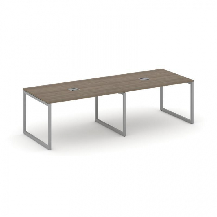 Style Project Стол переговорный SN-4O.SPRG-012 Вяз Благородный/Металл Серый 2360*980*750