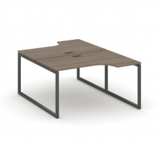 Style Project Рабочая станция эргоном. SN-4O.DRPA-022 Вяз Благородный/Металл Антрацит 1580*1632/1992