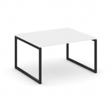 Style Project Стол переговорный SN-4O.SPRG-033.3 Белый/Металл Черный 1380*1180*750