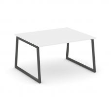 Style Project Стол переговорный SN-4T1.SPRG-033.3 Белый/Металл Антрацит 1380*1180*750