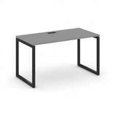 Стайл Проджект Стол письменный SN-4O.SP-001 Серый Пепел/Металл Черный 980*600*750