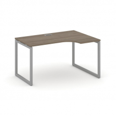 Style Project Стол рабочий эргоном. SN-4O.SPA-002(R) Вяз Благородный/Металл Серый 1580*600/980*750