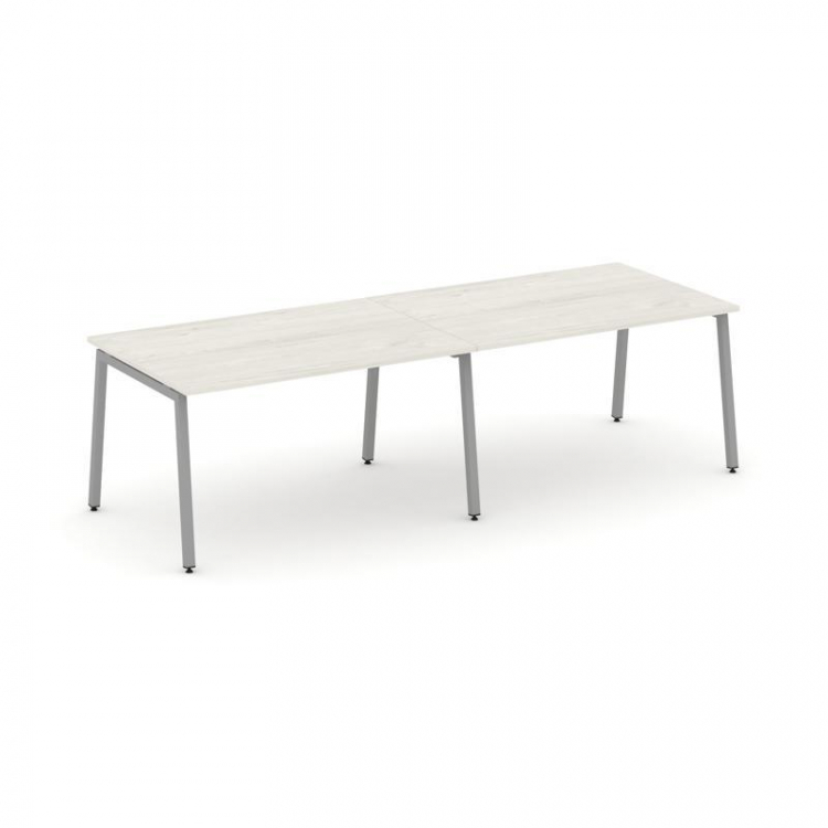 Style Project Стол переговорный SN-4A.SPRG-013.3 Дуб Наварра/Металл Серый 2760*980*750