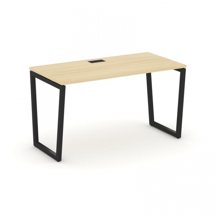 Style Project Стол письменный SN-4T2.SP-012 Акация Лорка/Металл Черный/Заглушка Пластик Черный 1180*
