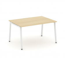 Style Project Стол переговорный SN-4A.SPRG-003.3 Акация Лорка/Металл Белый 1380*980*750