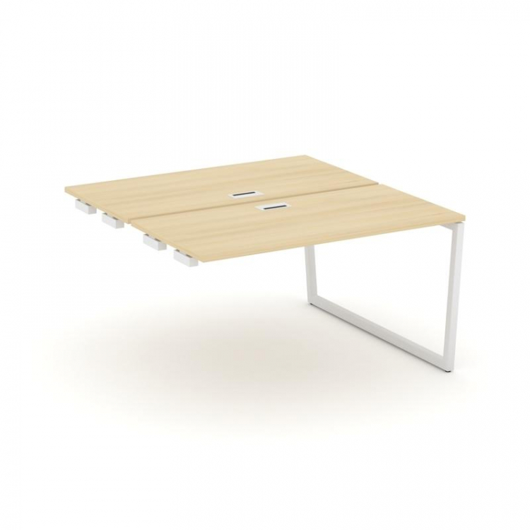 Style Project Стол-приставка к опор. элем. SN-4T2.DPRS-024 Акация Лорка/Металл Белый/Заглушка Пласти