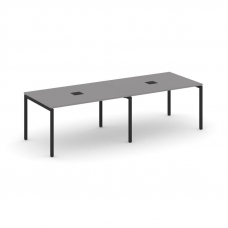 Стайл Проджект Стол переговорный SN-4P.SPRG-012 Серый Пепел/Металл Черный 2360*980*750