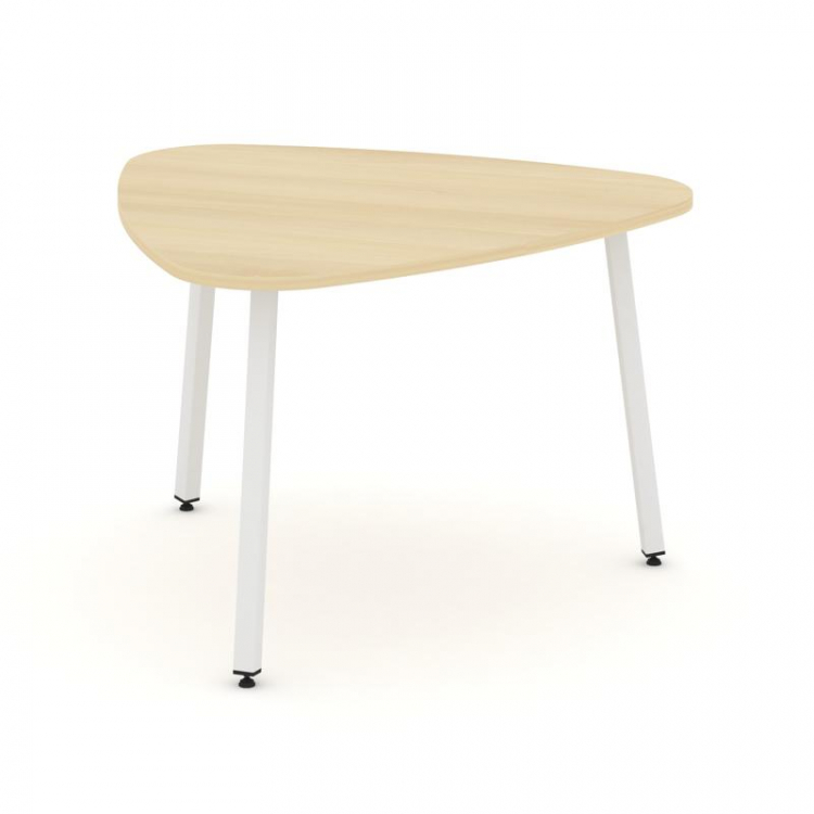 Style Project Стол переговорный SN-4.SPRG-71.3 Акация Лорка/Металл Белый 1200*1200*750