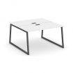 Style Project Рабочая станция 2-х сторон. SN-4T1.DRS-002 Белый/Металл Антрацит/Заглушка Пластик Черн