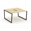 Style Project Рабочая станция 2-х сторон. SN-4T2.DRS-003 Акация Лорка/Металл Черный/Заглушка Пластик