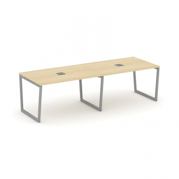 Style Project Стол переговорный SN-4T2.SPRG-014 Акация Лорка/Металл Серый/Заглушка Металл Серый 3160