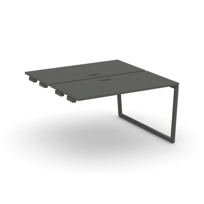 Стайл Проджект Стол-приставка к опор. элем. SN-4T2.DPRS-023 Антрацит/Металл Антрацит/Черный Пластик