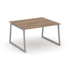 Style Project Стол переговорный SN-4T1.SPRG-033.3 Дуб Табак/Металл Серый 1380*1180*750