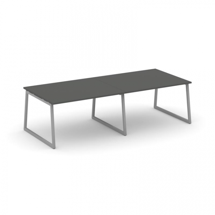 Style Project Стол переговорный SN-4T1.SPRG-044.3 Антрацит/Металл Серый 3160*1180*750