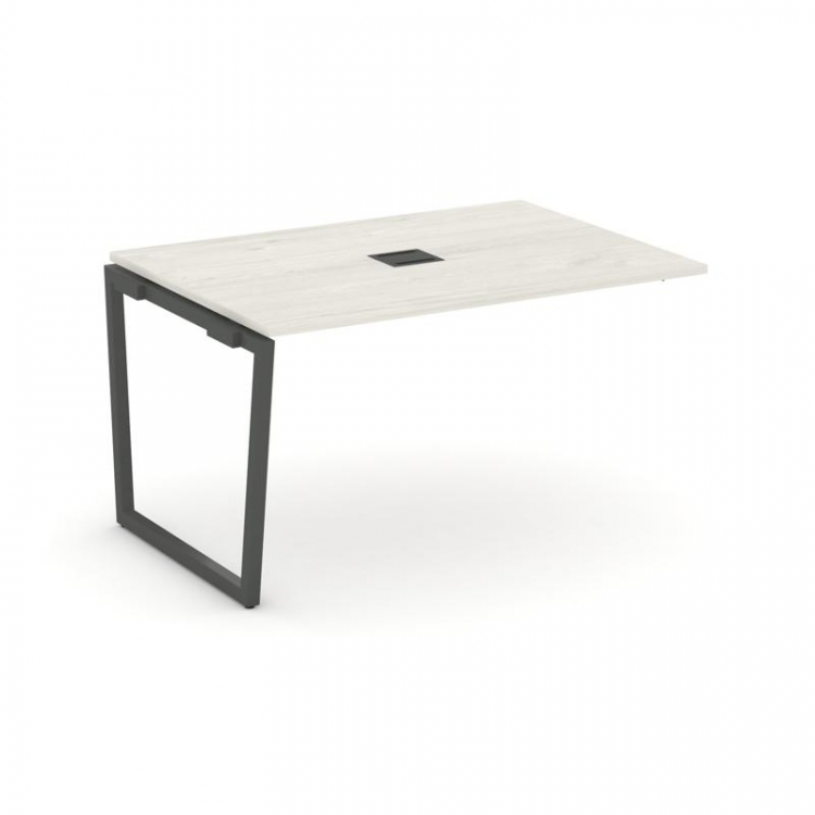 Style Project Проходной наб. элем. перег. стола SN-4T2.NSPRG-004 Дуб Наварра/Металл Антрацит/Заглушк