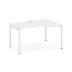 Style Project Стол рабочий эргоном. SN-4P.SPA-002(R) Белый/Металл Белый 1580*600/980*750