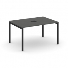 Style Project Стол переговорный SN-4P.SPRG-004 Антрацит/Металл Черный 1580*980*750