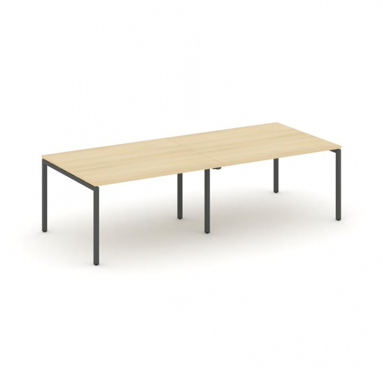 Style Project Стол переговорный SN-4P.SPRG-044.3 Акация Лорка/Металл Антрацит 3160*1180*750