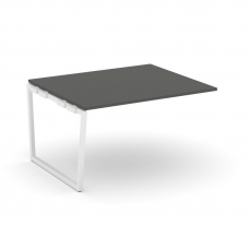 Style Project Проходной наб. элем. перег. стола SN-4T2.NSPRG-033.3 Антрацит/Металл Белый 1380*1180*7