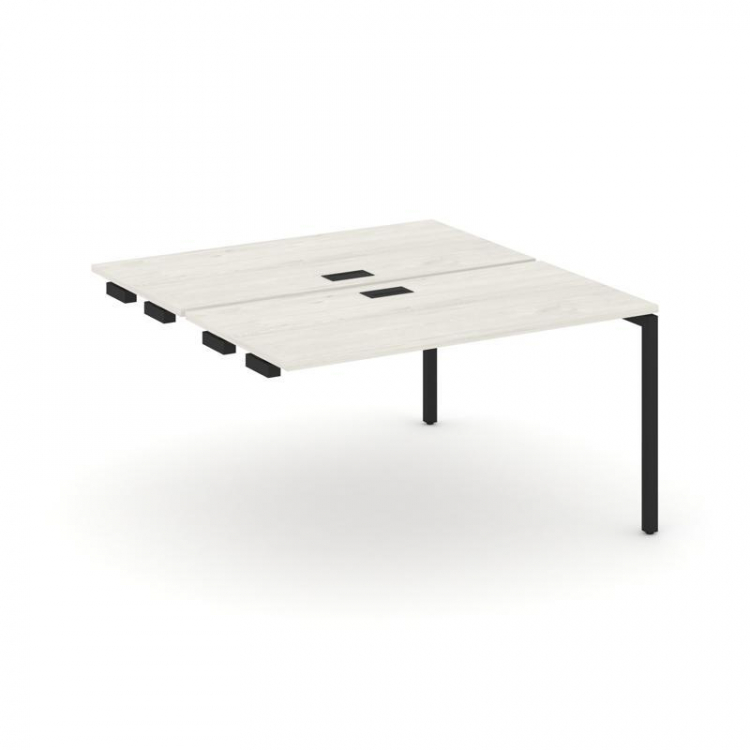 Style Project Стол-приставка к опор. элем. SN-4P.DPRS-024 Дуб Наварра/Металл Черный 1580*1632*750