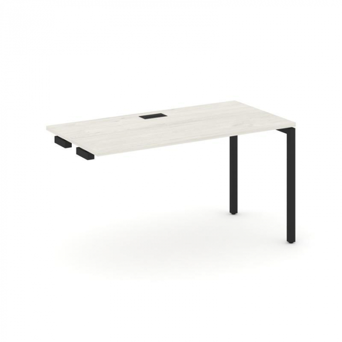 Style Project Стол-приставка к опор. элем. SN-4P.OPRS-024 Дуб Наварра/Металл Черный 1580*800*750