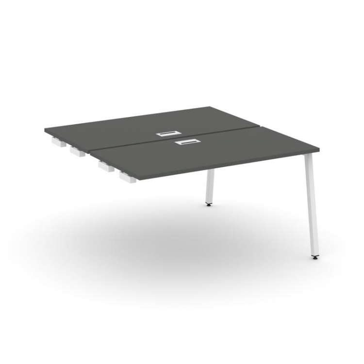 Style Project Стол-приставка к опор. элем. SN-4A.DPRS-014 Антрацит/Металл Белый 1580*1432*750