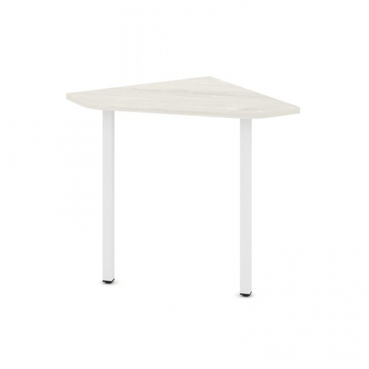 Style Project Угловой элемент стола SN-4.USP-011 Дуб Наварра/Металл Белый 700*700*750