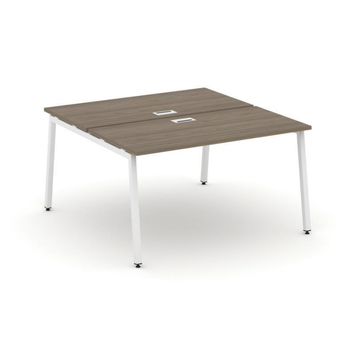 Style Project Рабочая станция 2-х сторон. SN-4A.DRS-021 Вяз Благородный/Металл Белый 980*1632*750