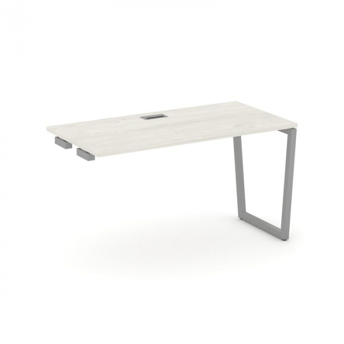 Стайл Проджект Стол-приставка к опор. элем. SN-4T2.OPRS-001 Дуб Наварра/Металл Серый/Заглушка Пласти