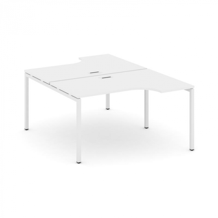 Style Project Рабочая станция эргоном. SN-4P.DRPA-001 Белый/Металл Белый 1380*1232/1992*750