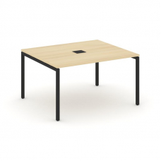 Style Project Стол переговорный SN-4P.SPRG-032 Акация Лорка/Металл Черный 1180*1180*750