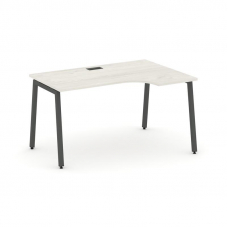 Style Project Стол рабочий эргоном. SN-4A.SPA-021(R) Дуб Наварра/Металл Антрацит 1380*800/980*750