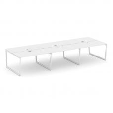 Style Project Рабочая станция 2-х сторон. SN-4T2.DRS-084 Белый/Металл Белый/Заглушка Пластик Белый 4