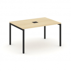 Style Project Стол переговорный SN-4P.SPRG-001 Акация Лорка/Металл Черный 980*980*750