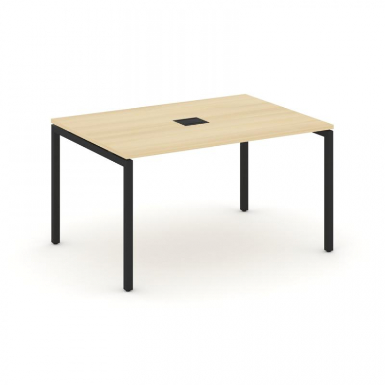 Style Project Стол переговорный SN-4P.SPRG-001 Акация Лорка/Металл Черный 980*980*750