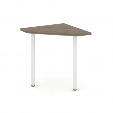 Style Project Угловой элемент стола SN-4.USP-011 Вяз Благородный/Металл Белый 700*700*750