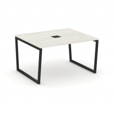 Style Project Стол переговорный SN-4T2.SPRG-033 Дуб Наварра/Металл Черный/Заглушка Металл Черный 138