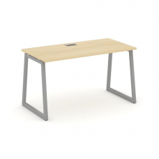 Style Project Стол письменный SN-4T1.SP-024 Акация Лорка/Металл Серый/Заглушка Пластик Серебро 1580*