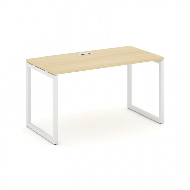 Style Project Стол письменный SN-4O.SP-004 Акация Лорка/Металл Белый 1580*600*750