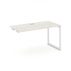 Style Project Стол-приставка к опор. элем. SN-4O.OPRS-021 Дуб Наварра/Металл Белый 980*800*750