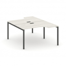 Style Project Рабочая станция эргоном. SN-4P.DRPA-002 Дуб Наварра/Металл Антрацит 1580*1232/1992*750