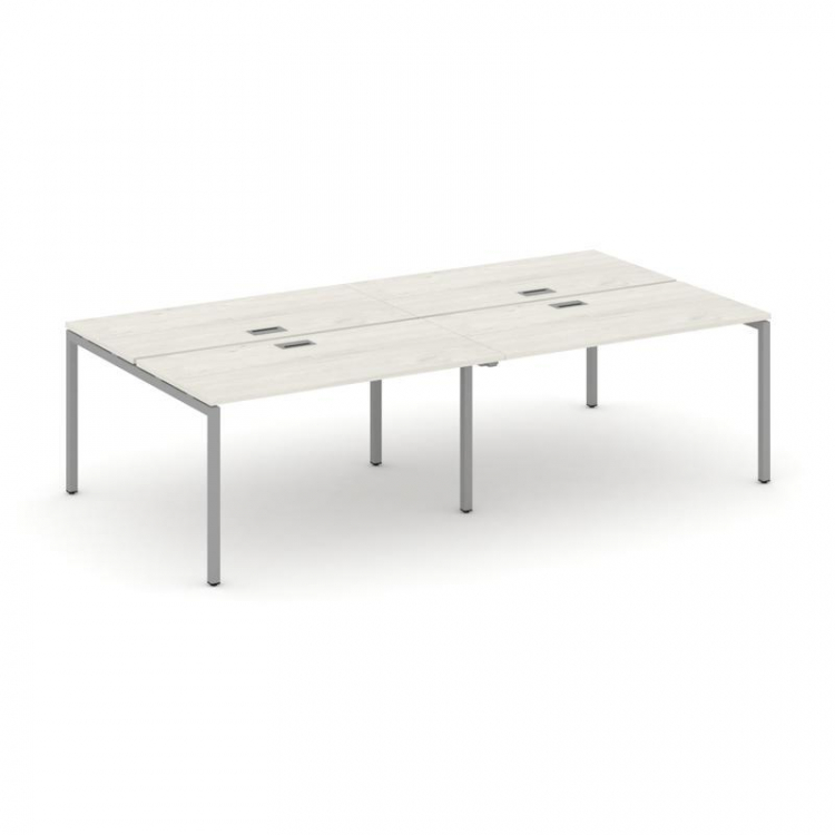 Style Project Рабочая станция 2-х сторон. SN-4P.DRS-034 Дуб Наварра/Металл Серый 3160*1232*750