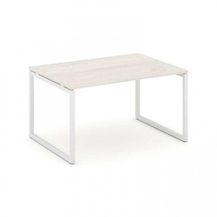 Style Project Стол переговорный SN-4O.SPRG-003.3 Дуб Наварра/Металл Белый 1380*980*750