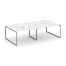 Style Project Рабочая станция 2-х сторон. SN-4O.DRS-044 Белый/Металл Серый 3160*1432*750