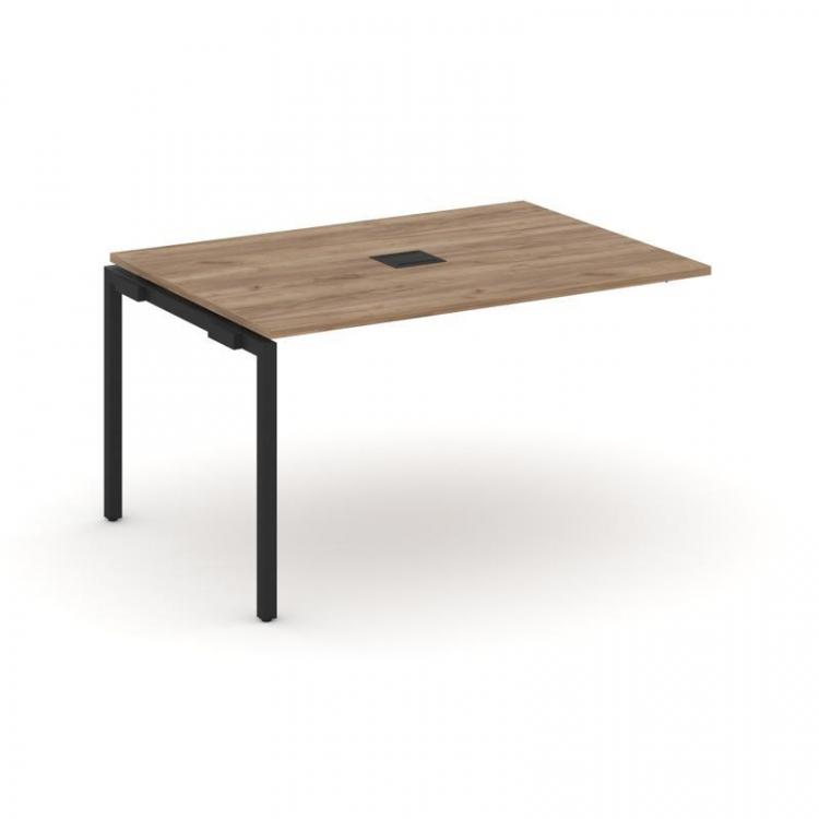 Style Project Проходной наб. элем. перег. стола SN-4P.NSPRG-001 Дуб Табак/Металл Черный 980*980*750